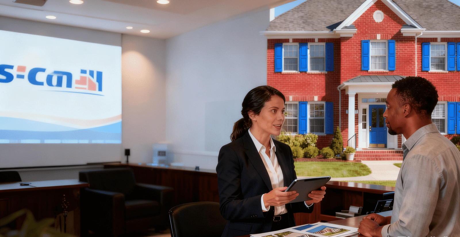 制作美国房产招待图